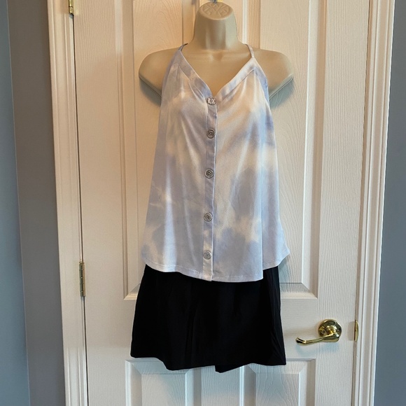 BUY 2 ITEMS GET 1 FREE - Ricki’s Muted Tie Dye Tank top Sz L - Picture 1 of 6